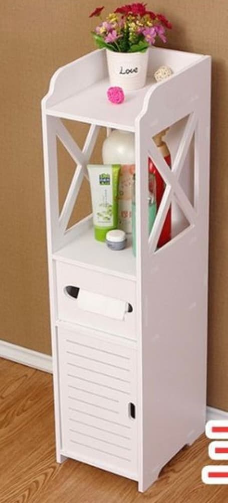 ARMADIETTO PORTAOGGETTI RIPIANI PORTA CARTA IGIENICA ORGANIZER DA BAGNO PER PICCOLI SPAZI in Mobili a terra Trade Shop italia - Napoli, commercioVirtuoso.it