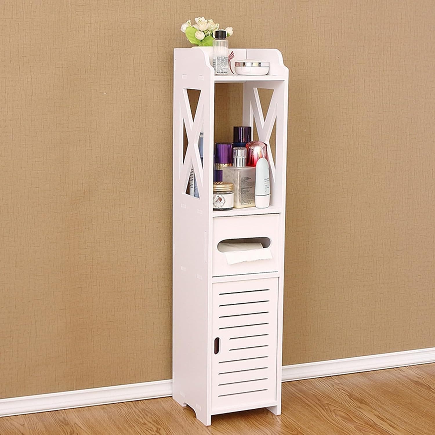 ARMADIETTO PORTAOGGETTI RIPIANI PORTA CARTA IGIENICA ORGANIZER DA BAGNO PER PICCOLI SPAZI in Mobili a terra Trade Shop italia - Napoli, commercioVirtuoso.it