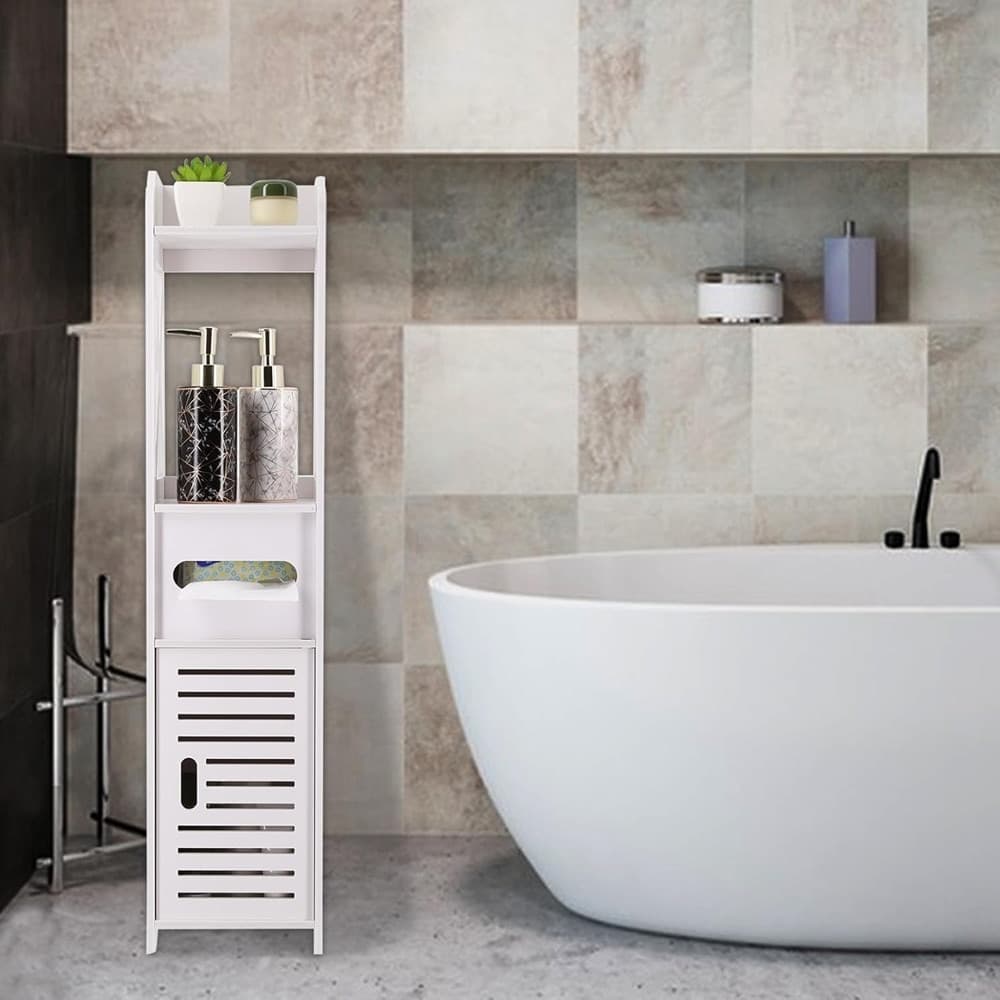 ARMADIETTO PORTAOGGETTI RIPIANI PORTA CARTA IGIENICA ORGANIZER DA BAGNO PER PICCOLI SPAZI in Mobili a terra Trade Shop italia - Napoli, commercioVirtuoso.it