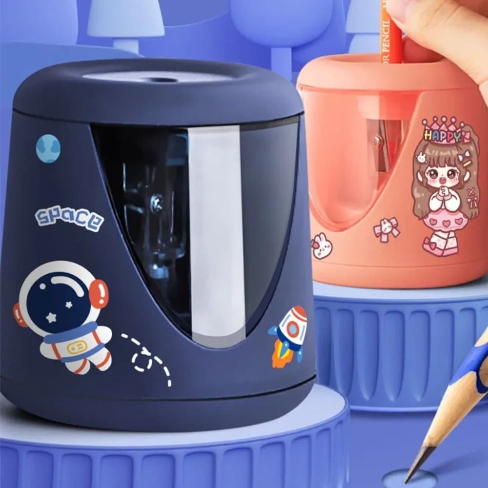 TEMPERAMATITE ELETTRICO AUTOMATICO CON INTERRUTTORE MECCANICO PER CANCELLERIA CREATIVA in Temperamatite Trade Shop italia - Napoli, commercioVirtuoso.it