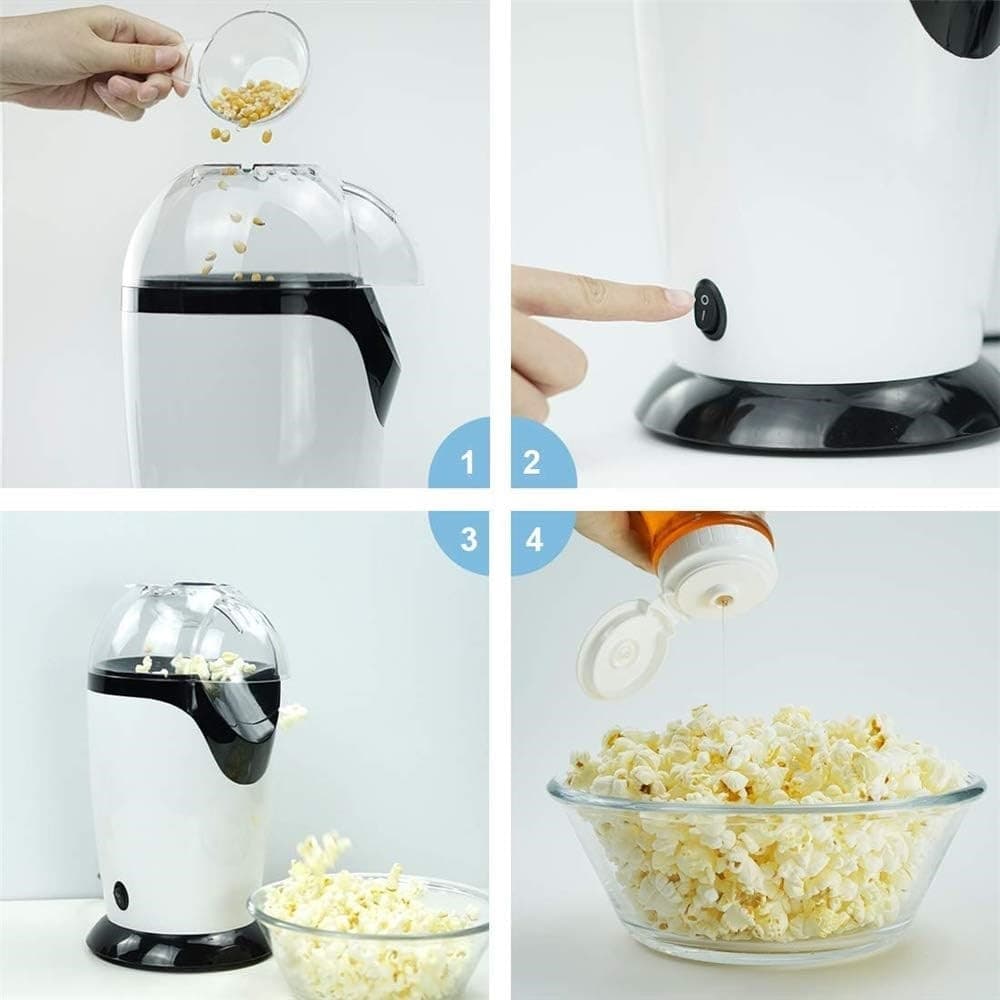 MACCHINA PER POPCORN ELETTRICA AD ARIA CALDA CON COPERCHIO RIMOVIBILE CUCINA SENZA OLIO in Macchine per Pop-corn Trade Shop italia - Napoli, commercioVirtuoso.it