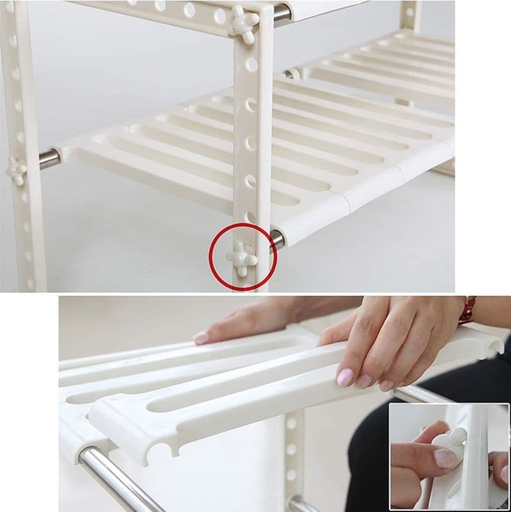 SCAFFALE STOVIGLIE ESTENSIBILE 50-70CM ORGANIZER SOTTOLAVELLO PORTAOGGETTI MENSOLA 2 PIANI in Barattoli portaspezie Trade Shop italia - Napoli, commercioVirtuoso.it