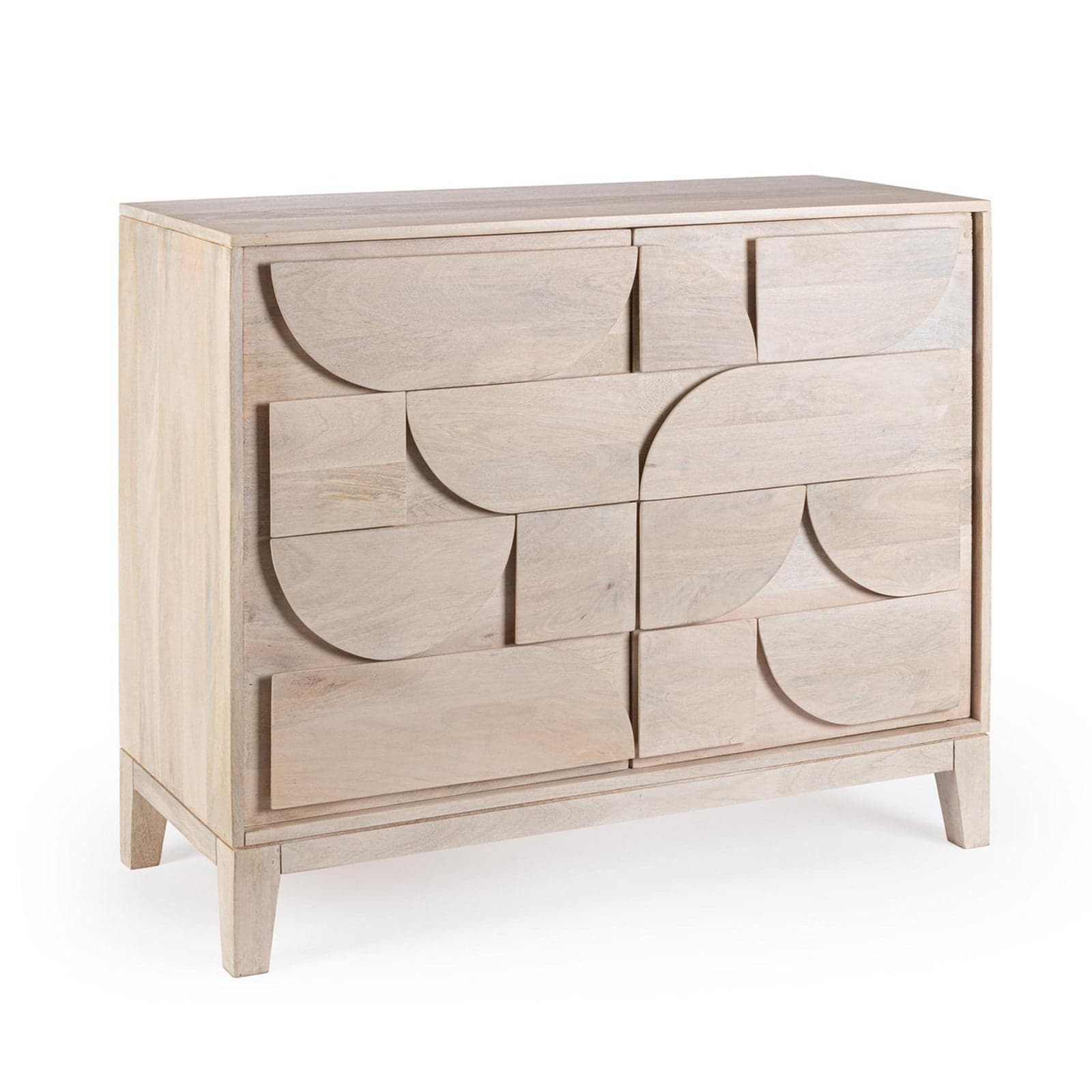 Mobile credenza "Archita" in mdf-legno di mango, schienale in mdf - 9