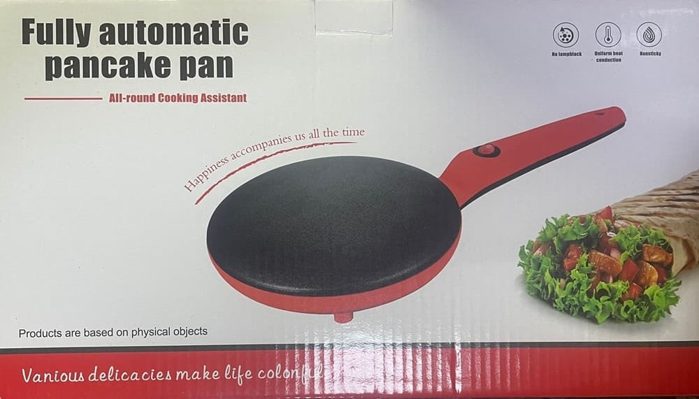 PICCOLA PADELLA AUTOMATICA CREPIERA ELETTRICA ANTIADERENTE PER PANCAKE TORTILLAS in Crepiere elettriche Trade Shop italia - Napoli, commercioVirtuoso.it