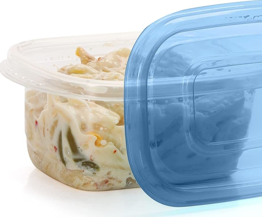SET 21PZ CONTENITORI CON COPERCHI PER ALIMENTI IN PLASTICA TRASPARENTI IMPILABILI MICROONDE in Set di contenitori per alimenti Trade Shop italia - Napoli, commercioVirtuoso.it