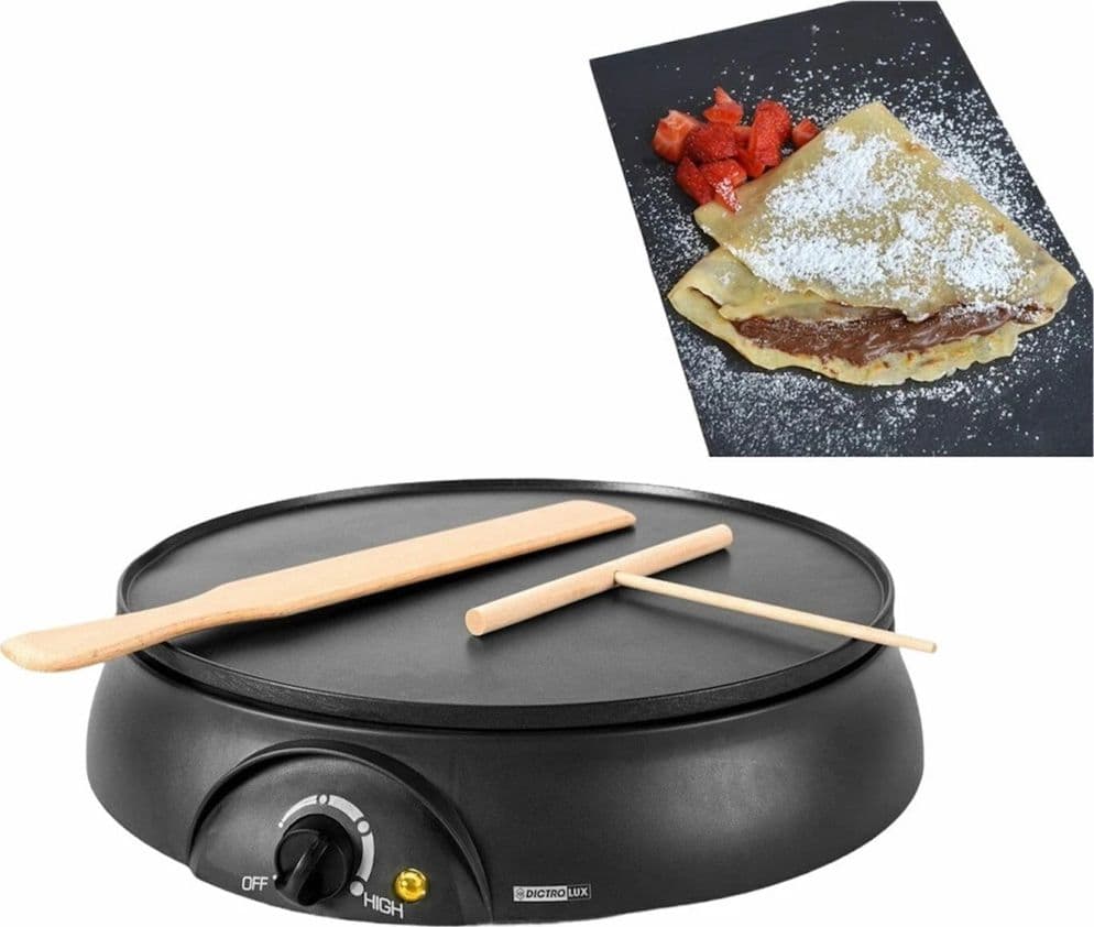 CREPIERA ELETTRICA 1000W PIASTRA MACCHINA PER CREPES PANCAKE SCALDA PIADINA ANTIADERENTE in Crepiere elettriche Trade Shop italia - Napoli, commercioVirtuoso.it