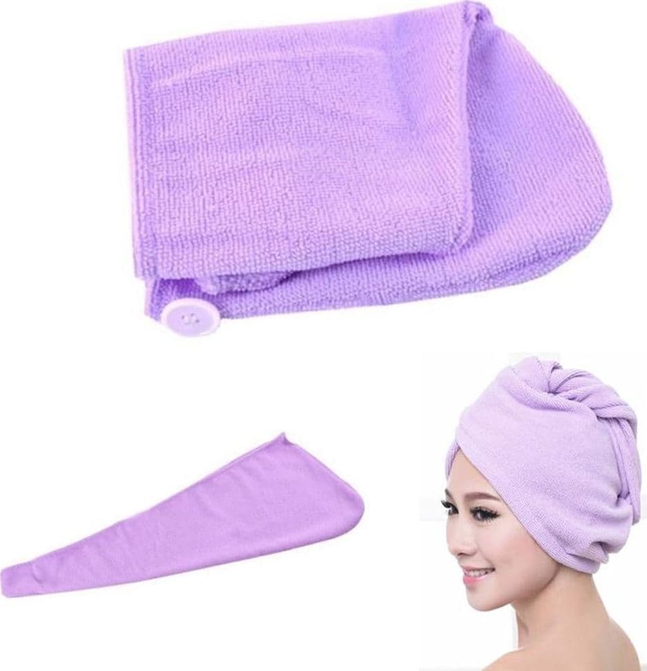 ASCIUGAMANO IN MICROFIBRA MORBIDA AD ASCIUGATURA RAPIDA TURBANTE PER CAPELLI CUFFIA in Salviette detergenti e struccanti Trade Shop italia - Napoli, commercioVirtuoso.it