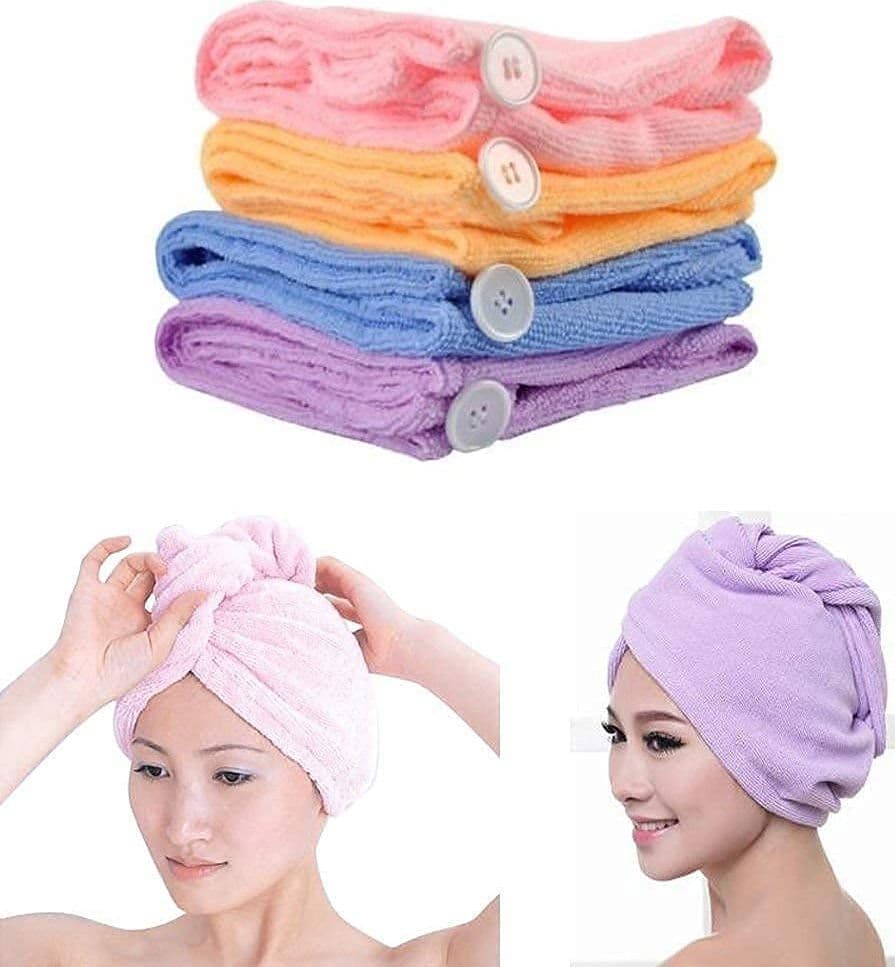 ASCIUGAMANO IN MICROFIBRA MORBIDA AD ASCIUGATURA RAPIDA TURBANTE PER CAPELLI CUFFIA in Salviette detergenti e struccanti Trade Shop italia - Napoli, commercioVirtuoso.it
