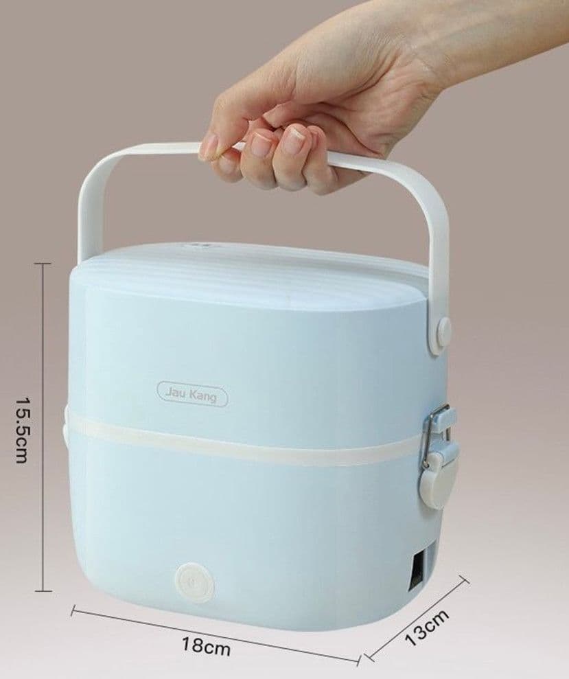 PORTA PRANZO LUNCH BOX SCALDAVIVANDE ELETTRICO PORTATILE CON DOPPIO SCOMPARTO IN ACCIAIO in Lunchbox Trade Shop italia - Napoli, commercioVirtuoso.it