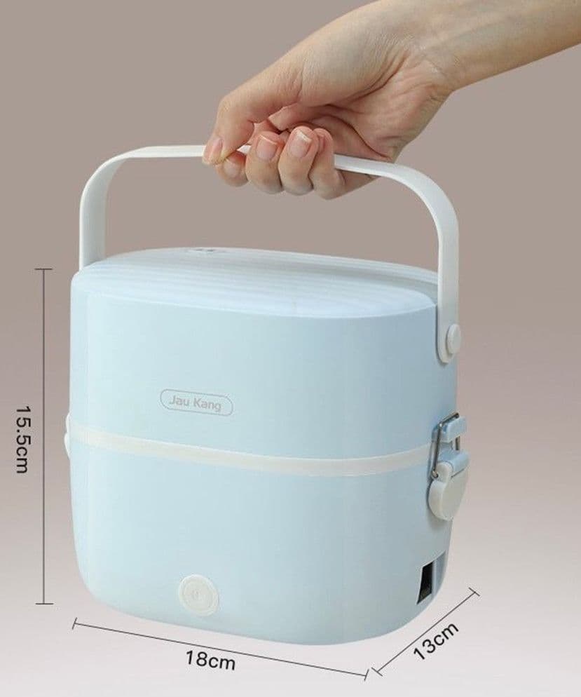 PORTA PRANZO LUNCH BOX SCALDAVIVANDE ELETTRICO PORTATILE CON DOPPIO SCOMPARTO IN ACCIAIO in Lunchbox Trade Shop italia - Napoli, commercioVirtuoso.it
