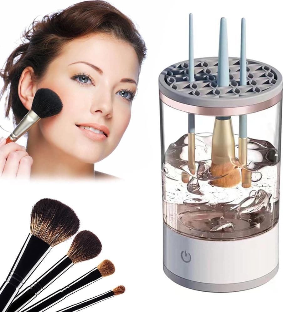 MACCHINA PER PULIZIA AUTOMATICA LAVA DETERGE ASCIUGA PENNELLI DA TRUCCO RICARICA USB in Set e kit Trade Shop italia - Napoli, commercioVirtuoso.it