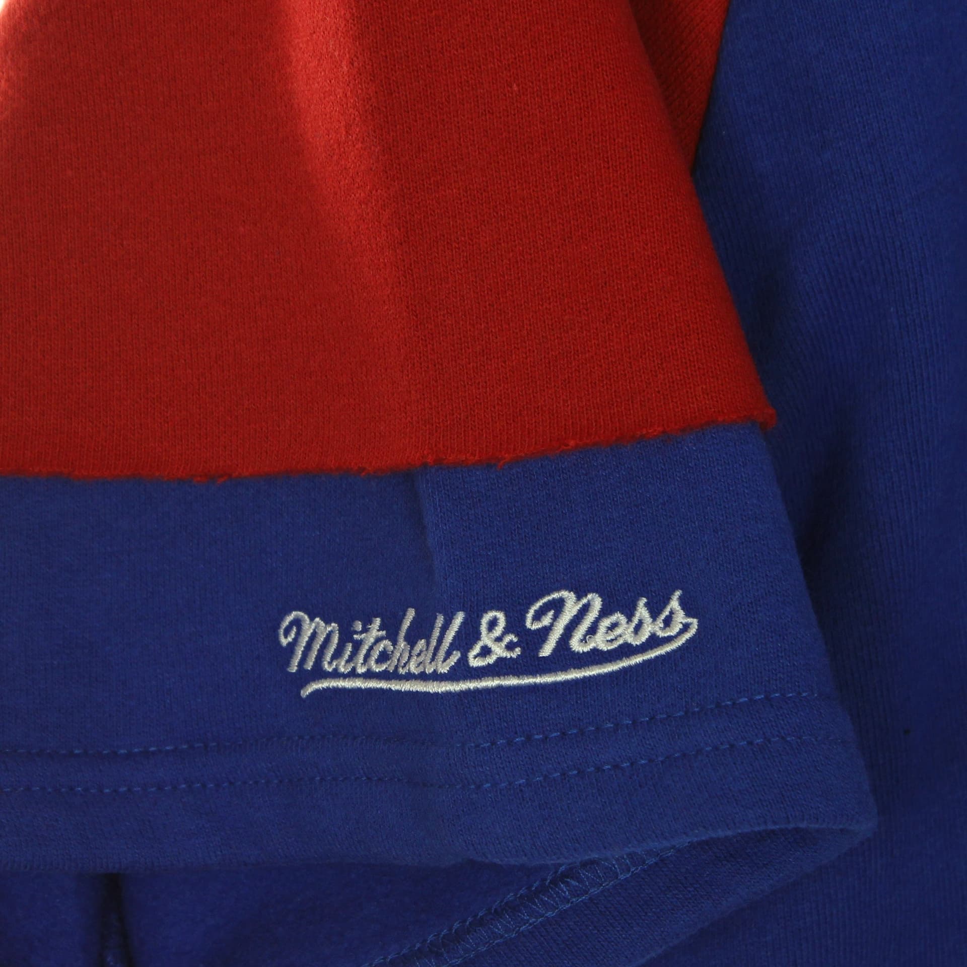MITCHELL &amp; NESS Felpa Cappuccio Manica Corta Uomo Nfl Fleece Hoodie Bufbil Royal da uomo in Felpe con cappuccio Drestige - Casamassima, commercioVirtuoso.it