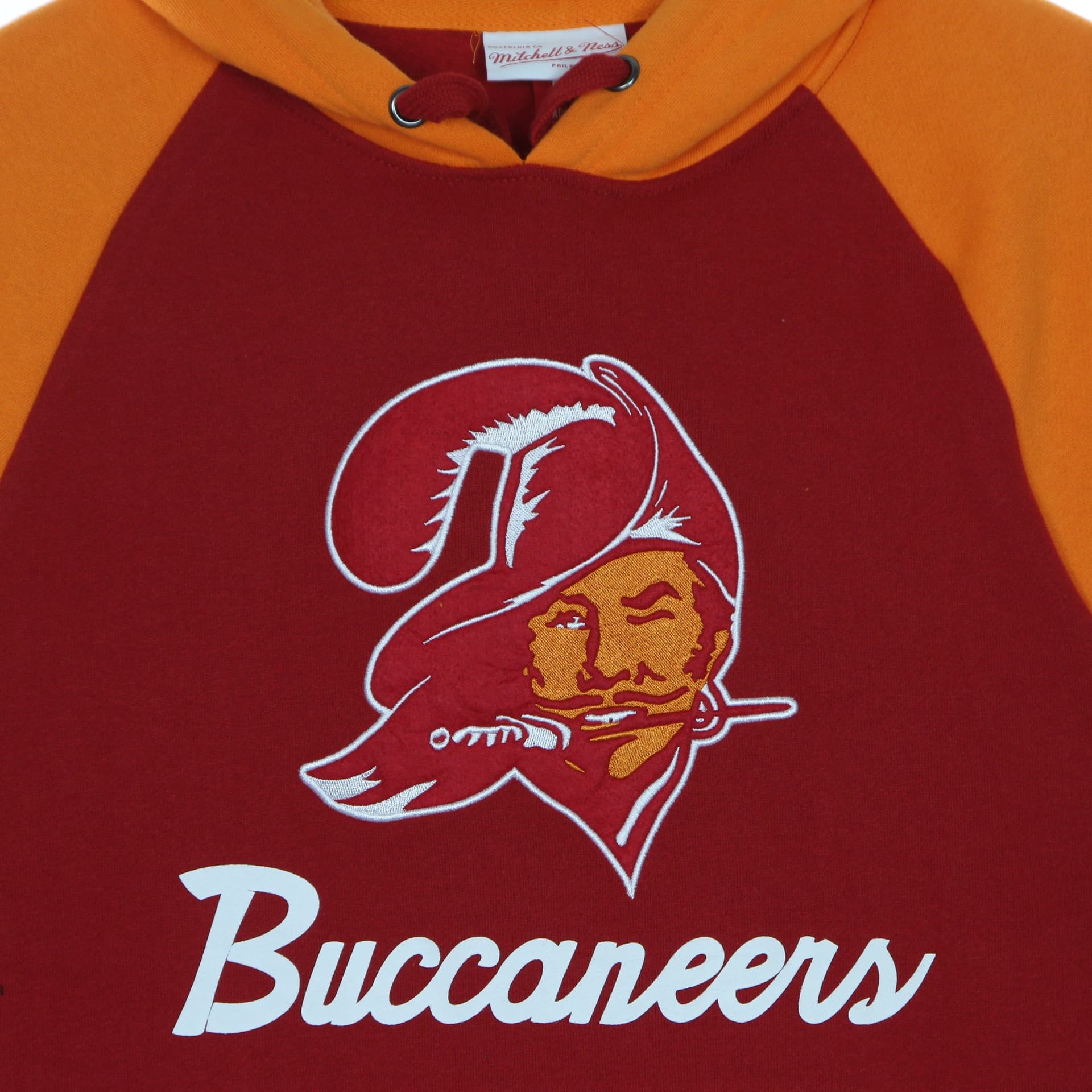 MITCHELL &amp; NESS Felpa Cappuccio Manica Corta Uomo Nfl Fleece Hoodie Tambuc Scarlet da uomo in Felpe con cappuccio Drestige - Casamassima, commercioVirtuoso.it