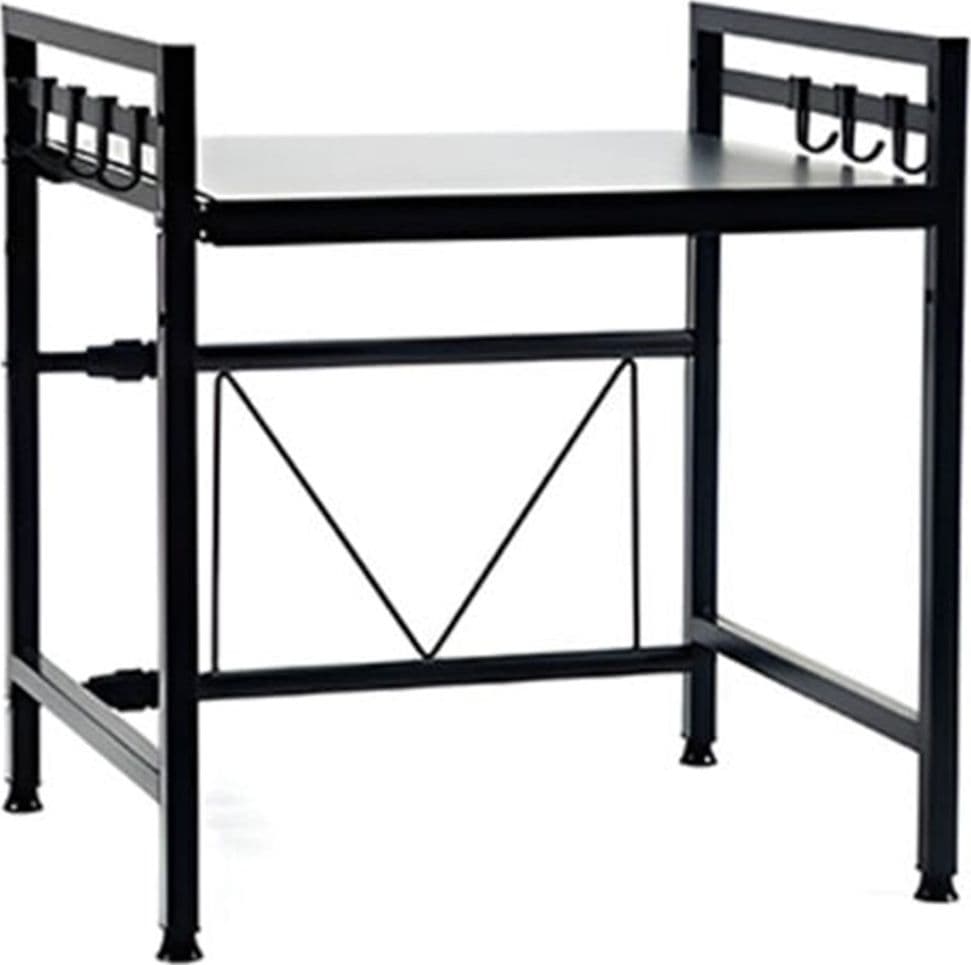 MENSOLA ALLUNGAILE DA 40-65CM SALVASPAZIO CON 8 GANCI PER APPENDERE UTENSILI ARREDO CASA in Mensole da muro Trade Shop italia - Napoli, commercioVirtuoso.it