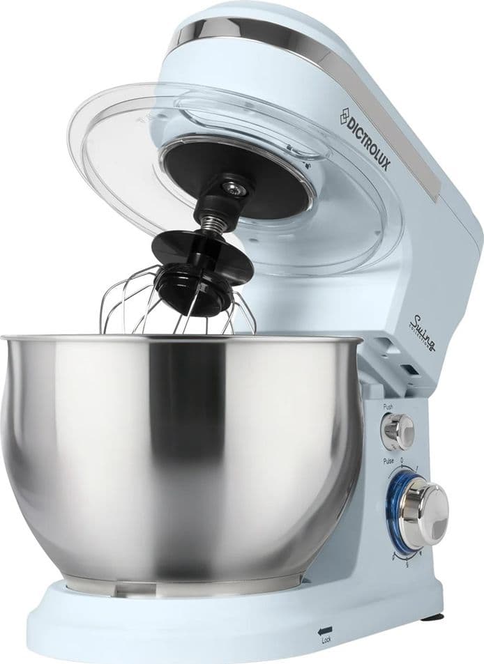 IMPASTATRICE PLANETARIA DA CUCINA 1000W 5LT CON COPERCHIO PARASCHIZZI 3 GANCI 6 VELOCITÀ in Impastatrici Trade Shop italia - Napoli, commercioVirtuoso.it