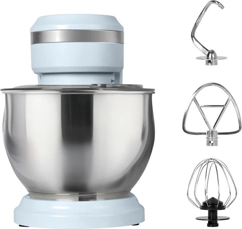 IMPASTATRICE PLANETARIA DA CUCINA 1000W 5LT CON COPERCHIO PARASCHIZZI 3 GANCI 6 VELOCITÀ in Impastatrici Trade Shop italia - Napoli, commercioVirtuoso.it