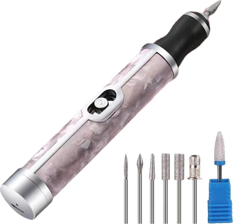 SET FRESA ELETTRICA PER UNGHIE PROFESSIONALE RICARICABILE CON PUNTA PER SMERIGLIATRICE in Frese per unghie Trade Shop italia - Napoli, commercioVirtuoso.it