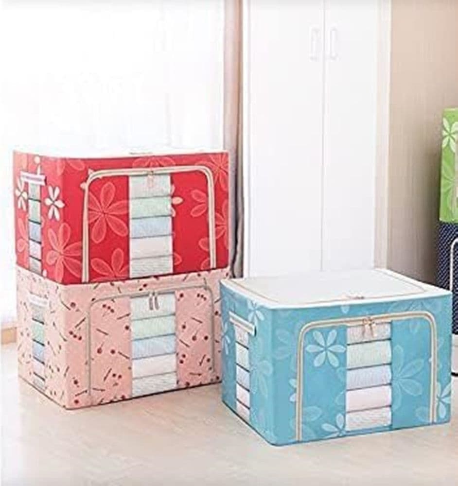 BORSA PORTAOGGETTI MULTIFUNZIONALE PIEGHEVOLE TESSUTO CON FINESTRA MANICI 66LT 50X40X33CM in Borse riutilizzabili per la spesa Trade Shop italia - Napoli, commercioVirtuoso.it