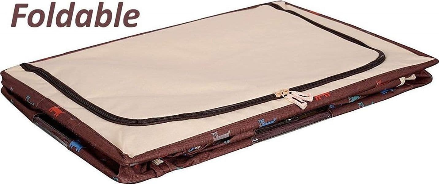 BORSA PORTAOGGETTI MULTIFUNZIONALE PIEGHEVOLE TESSUTO CON FINESTRA MANICI 100LT 60X42X40CM in Sacchetti salvaspazio Trade Shop italia - Napoli, commercioVirtuoso.it