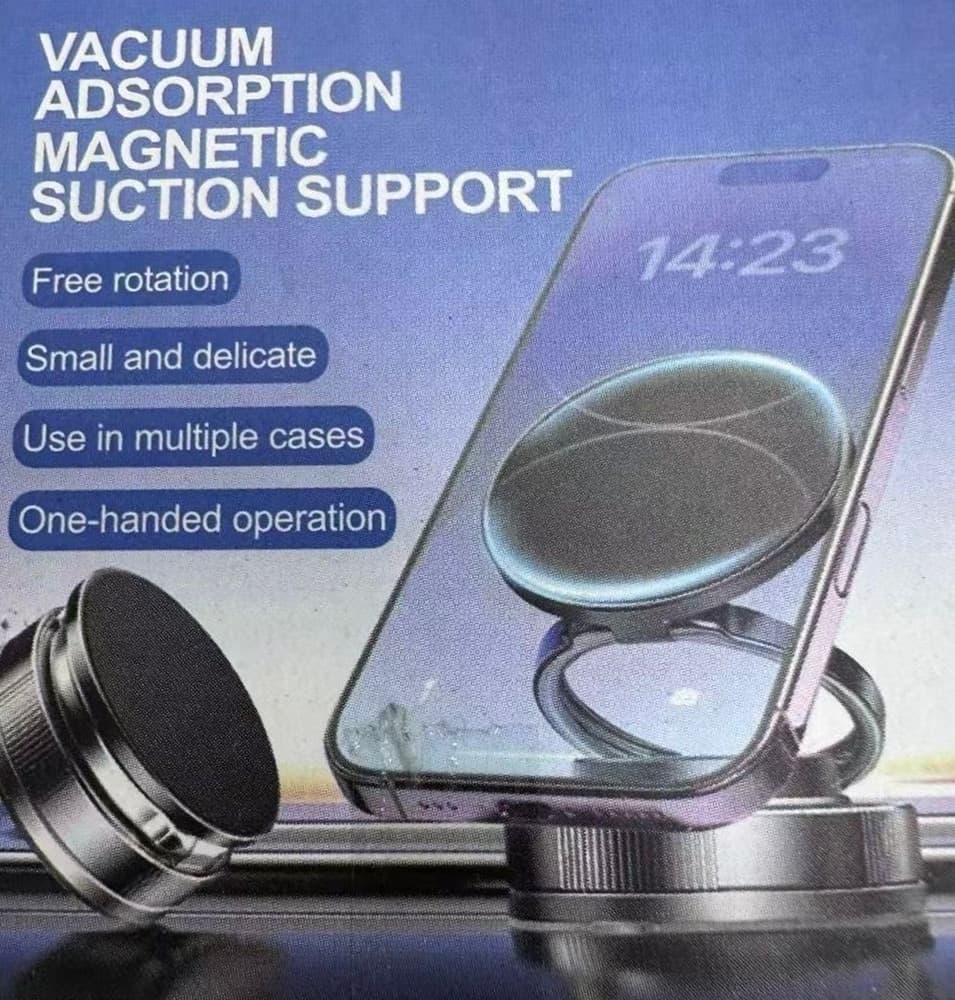SUPPORTO AUTO MAGNETICO SMARTPHONE CON VENTOSA ASPIRA MAGSAFE CERCHIO GIREVOLE ROTAZIONE in Alloggiamenti Trade Shop italia - Napoli, commercioVirtuoso.it
