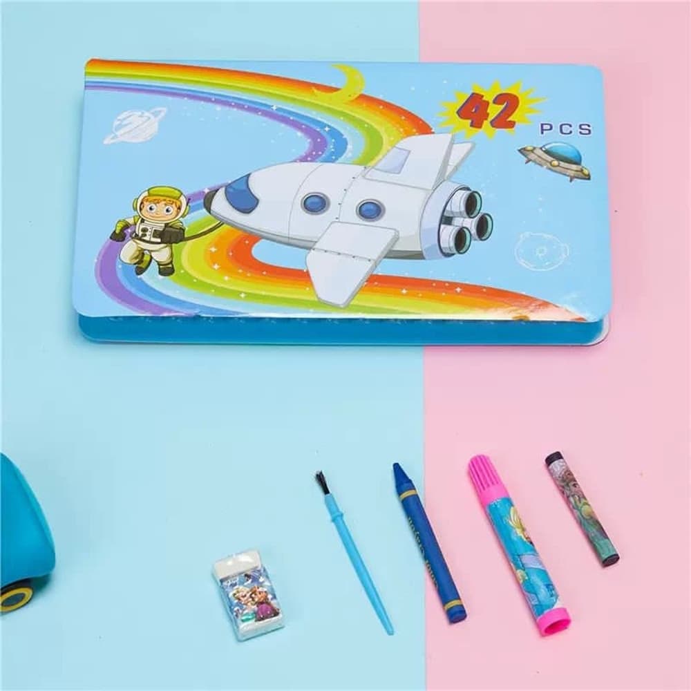 SET ARTISTICO DA 42PZ PER DIPINGERE COLORARE PER BAMBINI PER ATTIVITÀ MANUALI ARTISTICHE in Kit di pittura Trade Shop italia - Napoli, commercioVirtuoso.it