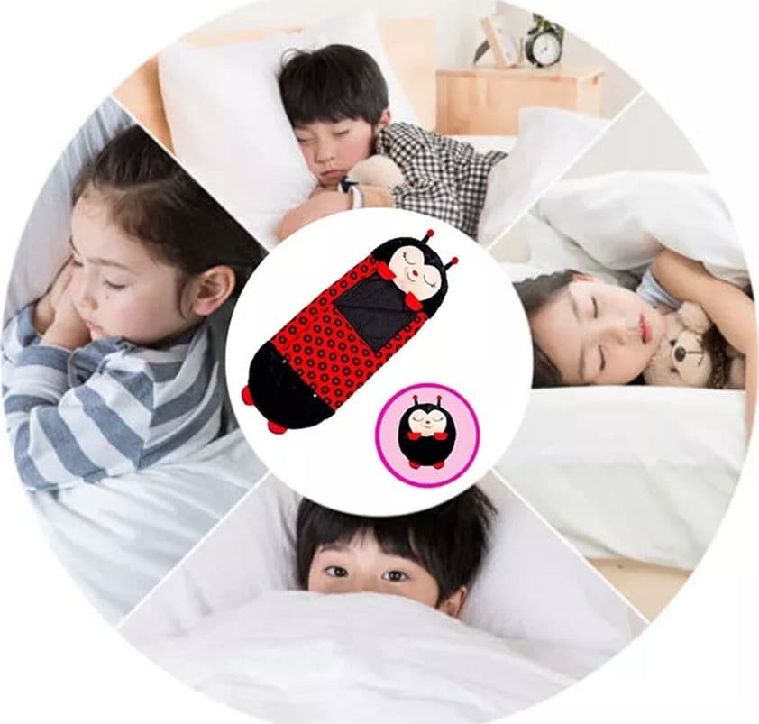 SACCO A PELO PER BAMBINI CON CUSCINO MORBIDO CONFORTEVOLE PIEGHEVOLE 2IN1 CAMPEGGIO CASA in Sacchi a pelo Trade Shop italia - Napoli, commercioVirtuoso.it