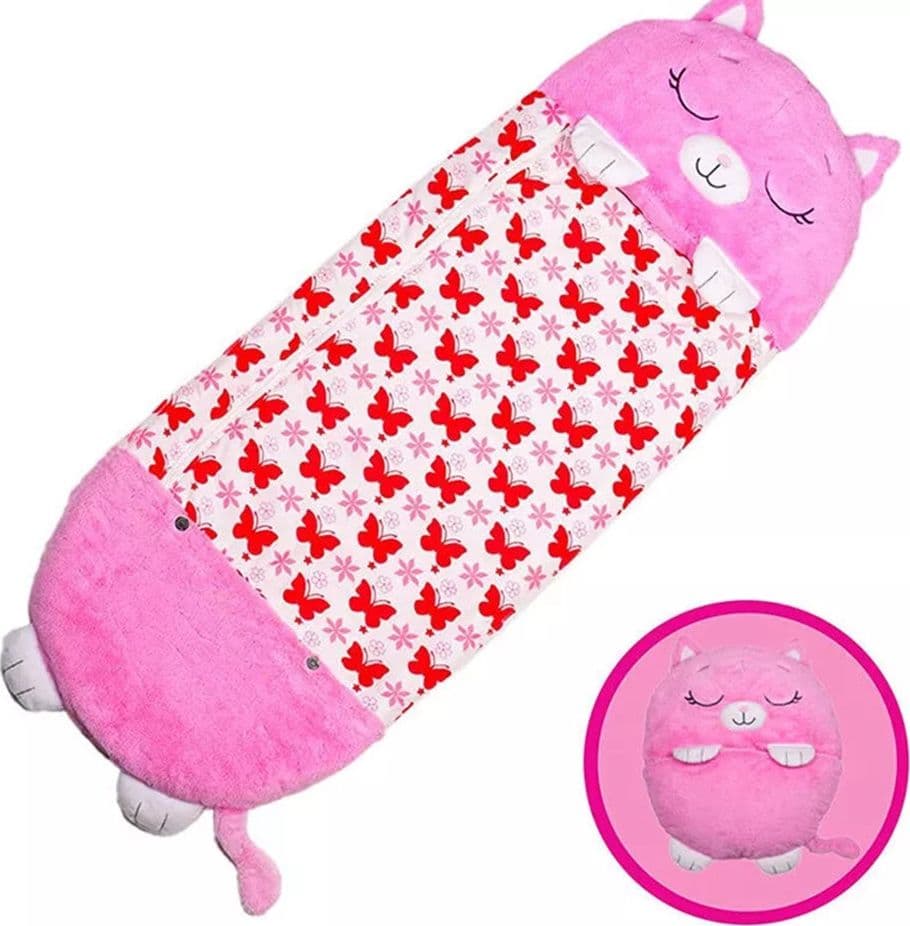 SACCO A PELO PER BAMBINI CON CUSCINO MORBIDO CONFORTEVOLE PIEGHEVOLE 2IN1 CAMPEGGIO CASA in Sacchi a pelo Trade Shop italia - Napoli, commercioVirtuoso.it