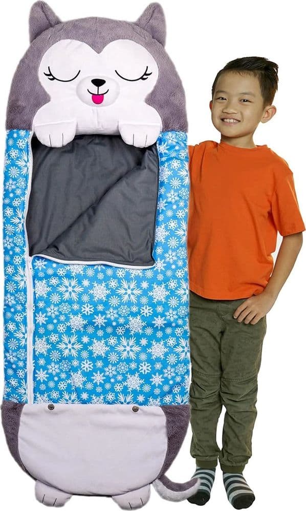 SACCO A PELO PER BAMBINI CON CUSCINO MORBIDO CONFORTEVOLE PIEGHEVOLE 2IN1 CAMPEGGIO CASA in Sacchi a pelo Trade Shop italia - Napoli, commercioVirtuoso.it