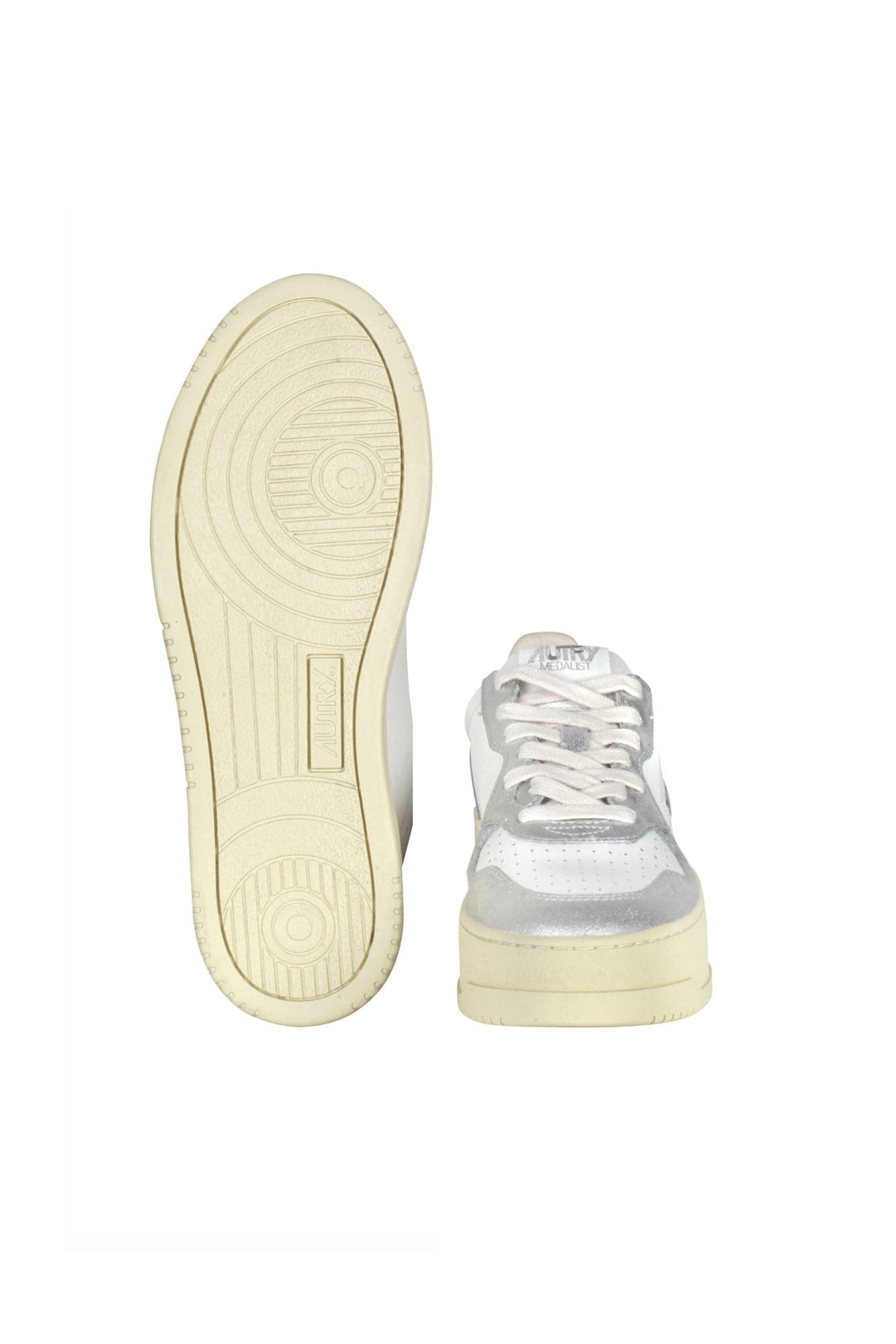 AUTRY Autry - Sneakers - 460606 - Argento/Bianco da donna in Sneaker casual Drestige - Casamassima, commercioVirtuoso.it