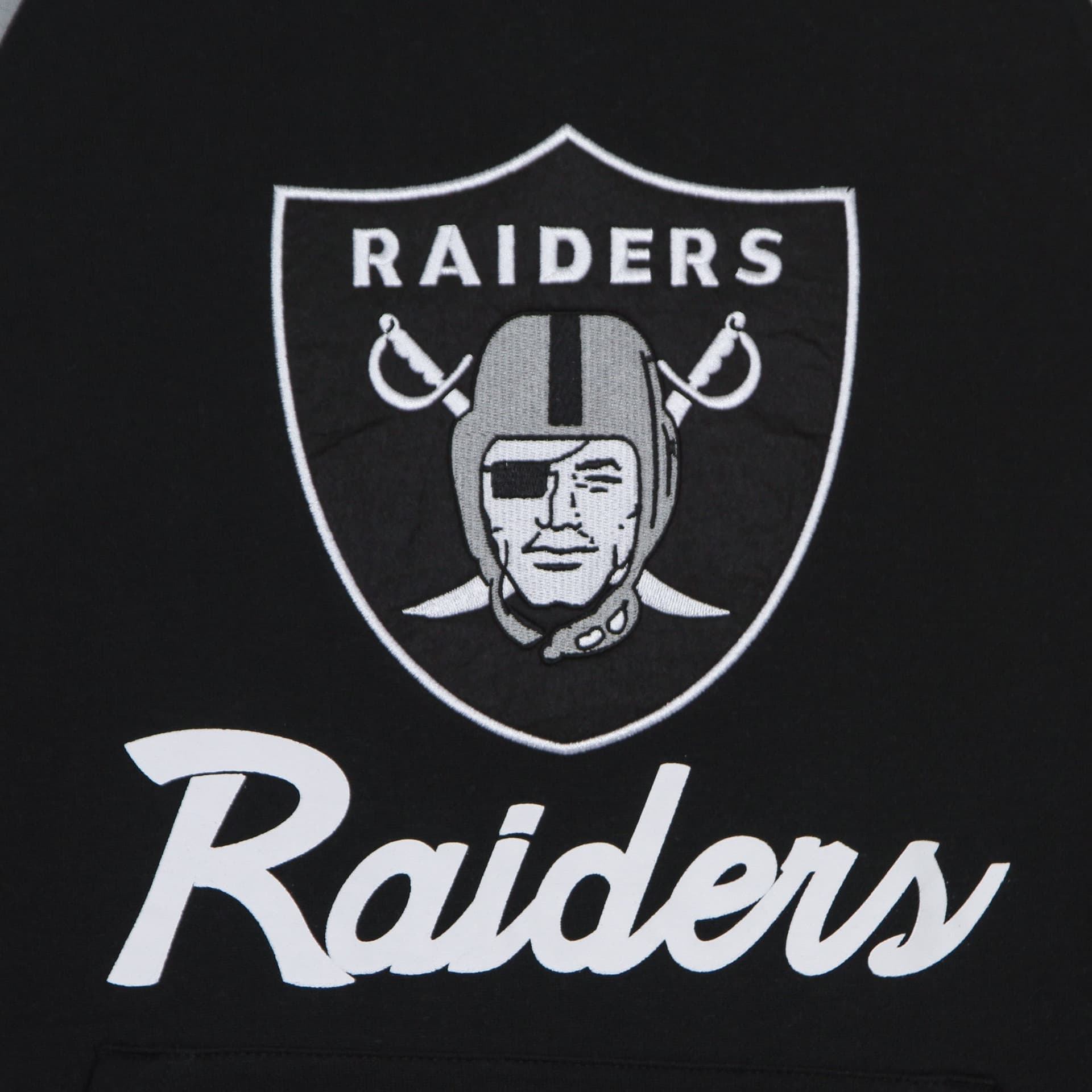 MITCHELL &amp; NESS Felpa Cappuccio Manica Corta Uomo Nfl Fleece Hoodie Oakrai Black da uomo in Felpe con cappuccio Drestige - Casamassima, commercioVirtuoso.it