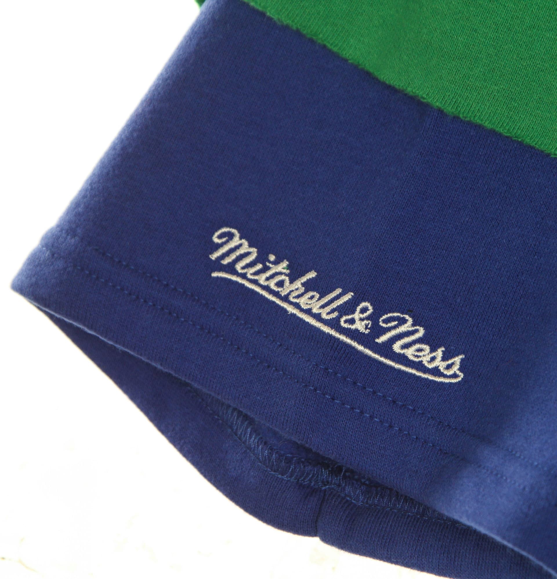 MITCHELL &amp; NESS Felpa Cappuccio Manica Corta Uomo Nfl Fleece Hoodie Seasea Royal Blue da uomo in Felpe con cappuccio Drestige - Casamassima, commercioVirtuoso.it
