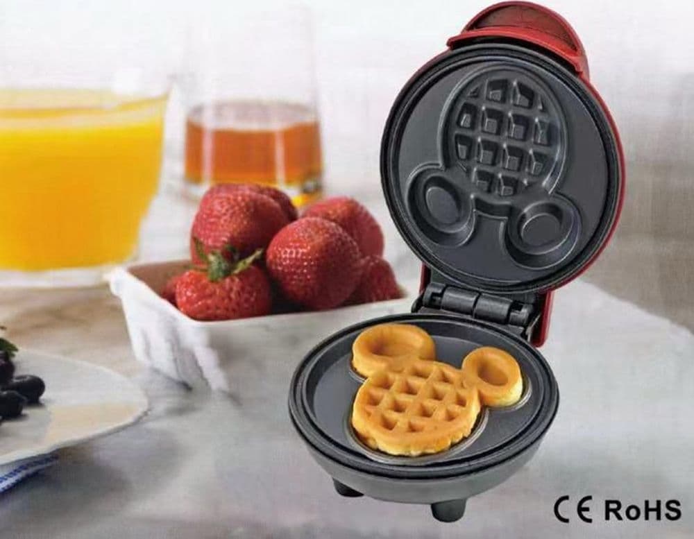 MINI PIASTRA MACCHINA PER WAFFLE A FORMA DI TOPOLINO ANTIADERENTE BAMBINI FACILE DA USARE in Macchine per Waffle Trade Shop italia - Napoli, commercioVirtuoso.it
