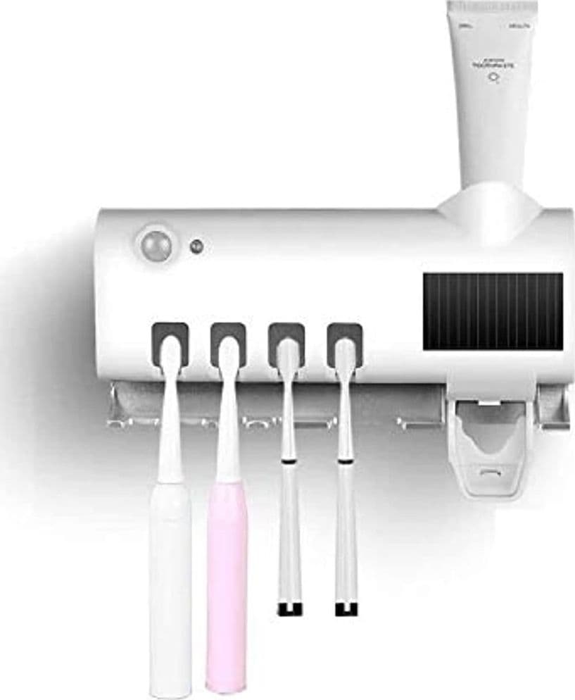 STERILIZZATORE PORTA SPAZZOLINO DENTI CON DISPENSER DENTIFRICIO ORGANIZER PARETE BAGNO UV in Porta spazzolini Trade Shop italia - Napoli, commercioVirtuoso.it