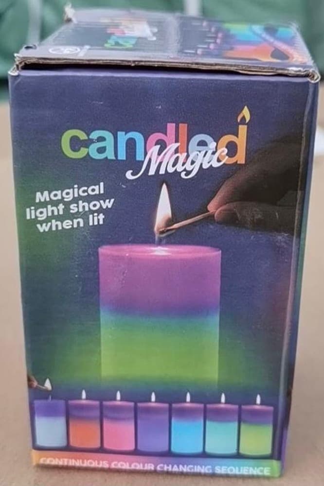 CANDELA DI CERA MAGICA SI ILLUMINA QUANDO ACCESA CON FIAMMA REALE LUCE CONTINUA 6 COLORI in Candele LED Trade Shop italia - Napoli, commercioVirtuoso.it