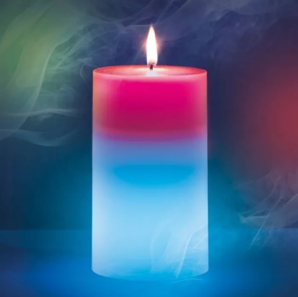 CANDELA DI CERA MAGICA SI ILLUMINA QUANDO ACCESA CON FIAMMA REALE LUCE CONTINUA 6 COLORI in Candele LED Trade Shop italia - Napoli, commercioVirtuoso.it