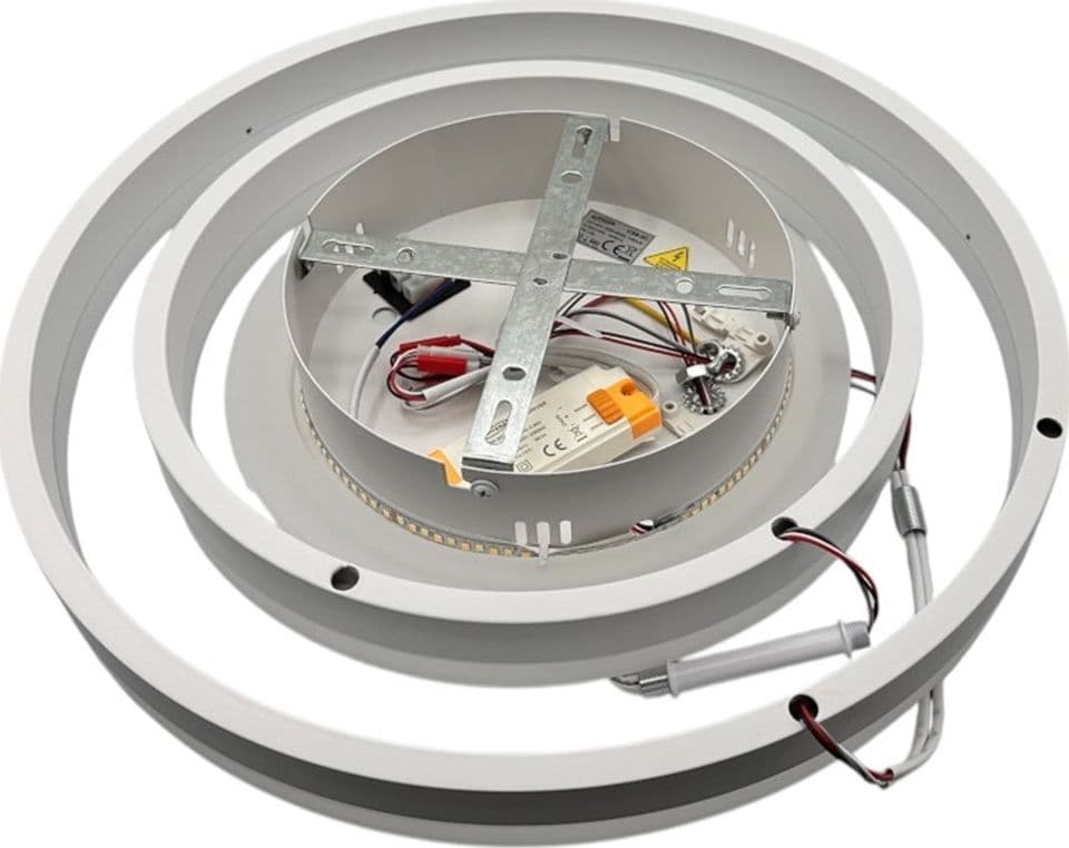 PLAFONIERA LAMPADARIO LED SMD A SOFFITTO DESIGN AD ANELLI 42 WATT 3IN1 CCT C35-3C in Plafoniere Trade Shop italia - Napoli, commercioVirtuoso.it