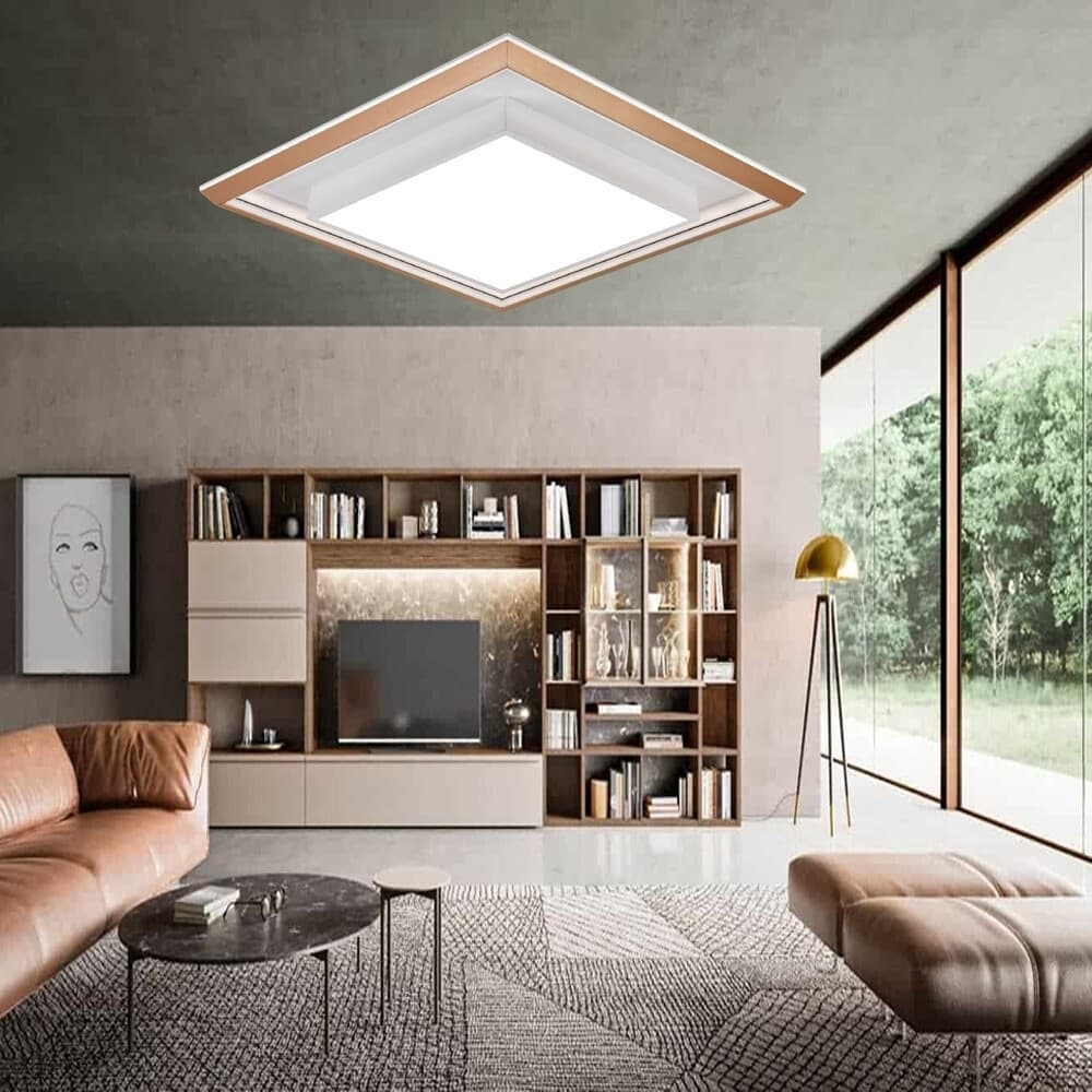 PLAFONIERA LED 48 WATT CCT 3 COLORAZIONE LUCE GESTIBILE CON TELECOMANDO APP C61-3C in Plafoniere Trade Shop italia - Napoli, commercioVirtuoso.it