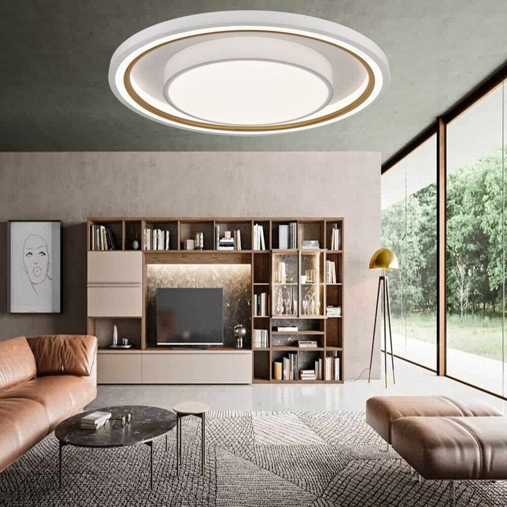 PLAFONIERA LED 35W CCT 3 COLORAZIONI LUCE GESTIBILE CON TELECOMANDO APP BLUETOOTH PN-31-3C in Plafoniere Trade Shop italia - Napoli, commercioVirtuoso.it