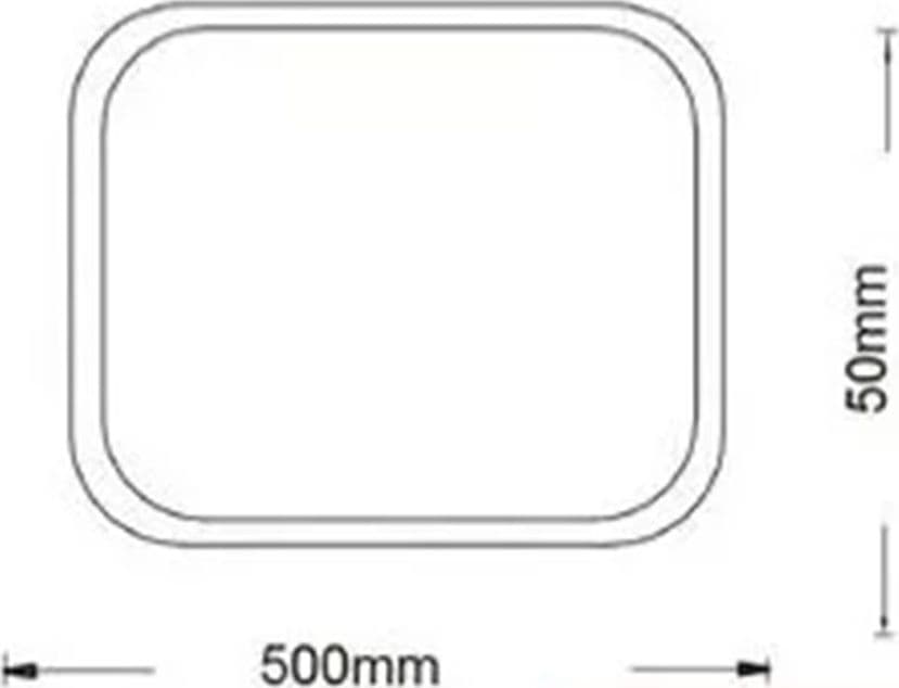 PLAFONIERA LAMPADA DA SOFFITTO QUADRATA 50W 4000LM CON BORDO TECNOLOGIA CCT IP20 C12-3C in Plafoniere Trade Shop italia - Napoli, commercioVirtuoso.it