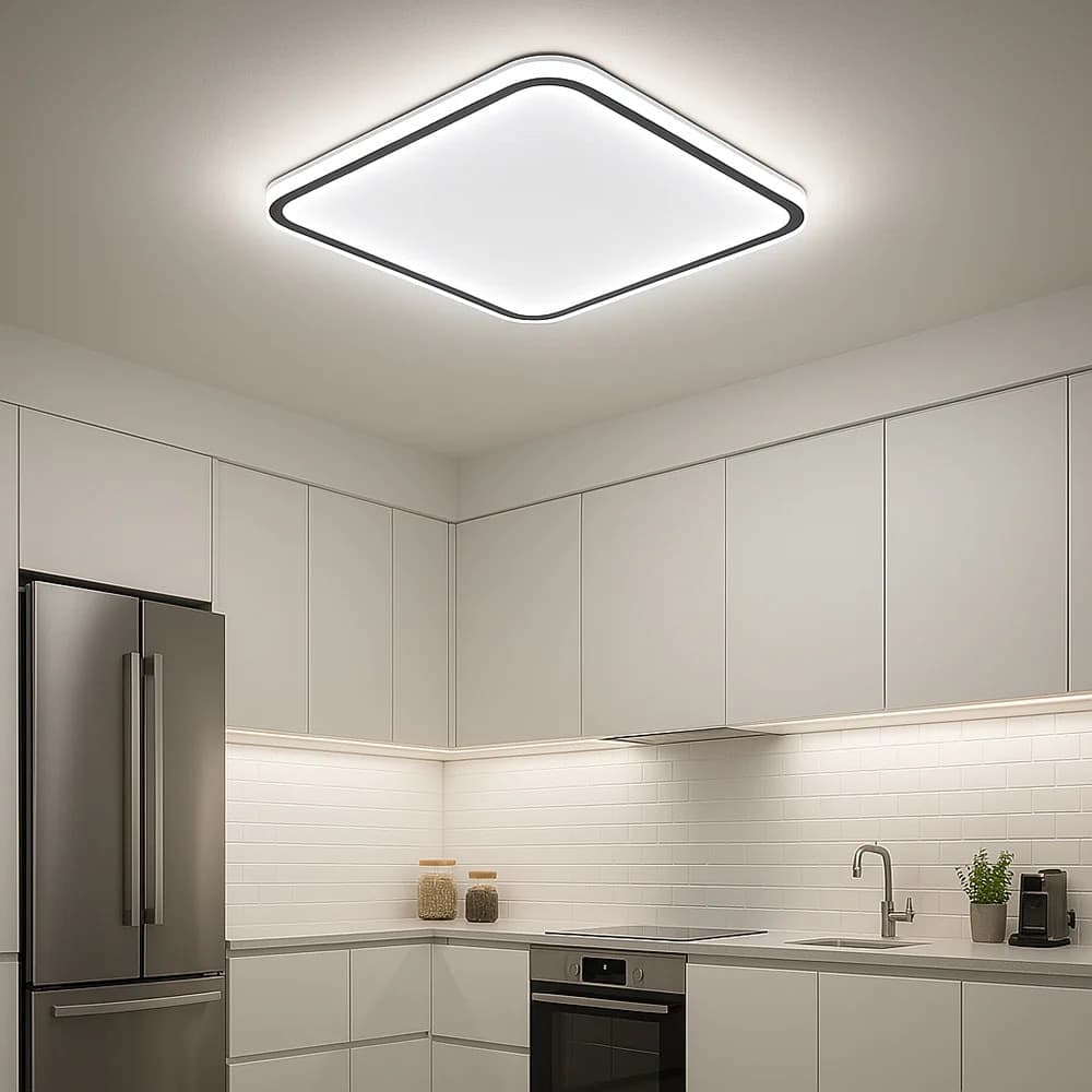 PLAFONIERA LAMPADA DA SOFFITTO QUADRATA 50W 4000LM CON BORDO TECNOLOGIA CCT IP20 C12-3C in Plafoniere Trade Shop italia - Napoli, commercioVirtuoso.it