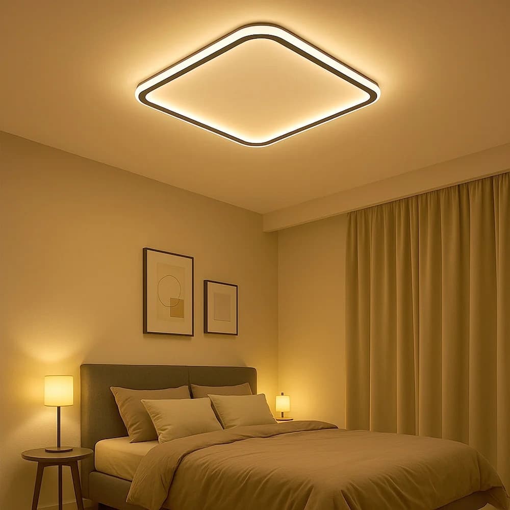 PLAFONIERA LAMPADA DA SOFFITTO QUADRATA 50W 4000LM CON BORDO TECNOLOGIA CCT IP20 C12-3C in Plafoniere Trade Shop italia - Napoli, commercioVirtuoso.it