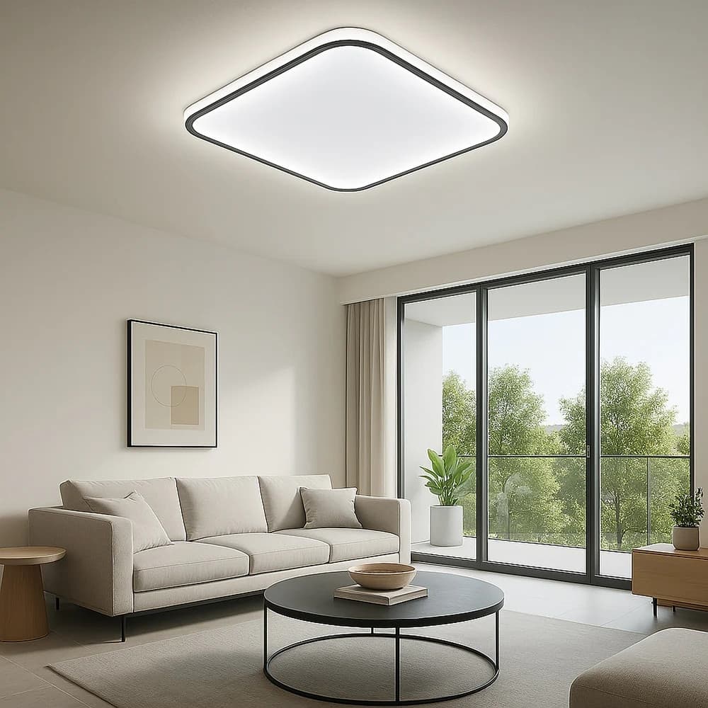 PLAFONIERA LAMPADA DA SOFFITTO QUADRATA 50W 4000LM CON BORDO TECNOLOGIA CCT IP20 C12-3C in Plafoniere Trade Shop italia - Napoli, commercioVirtuoso.it