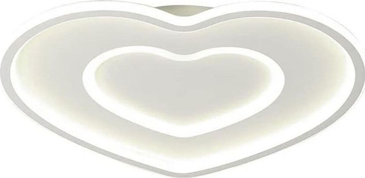PLAFONIERA LED DA SOFFITTO DESIGN MODERNO FORMA CUORE C19-3C 54W 4320LM LUCE REGOLABILE in Plafoniere Trade Shop italia - Napoli, commercioVirtuoso.it