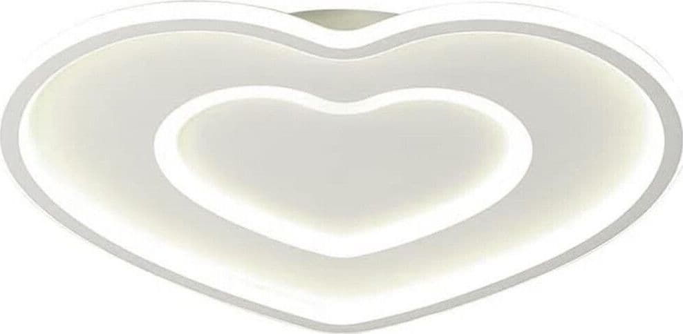 PLAFONIERA LED DA SOFFITTO DESIGN MODERNO FORMA CUORE C19-3C 54W 4320LM LUCE REGOLABILE in Plafoniere Trade Shop italia - Napoli, commercioVirtuoso.it