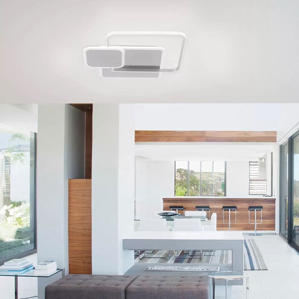 PLAFONIERA A 3 QUADRATI A LED A TRIPLA COLORAZIONE DI LUCE 48 W ULTRA MODERNO C31-3C in Plafoniere Trade Shop italia - Napoli, commercioVirtuoso.it