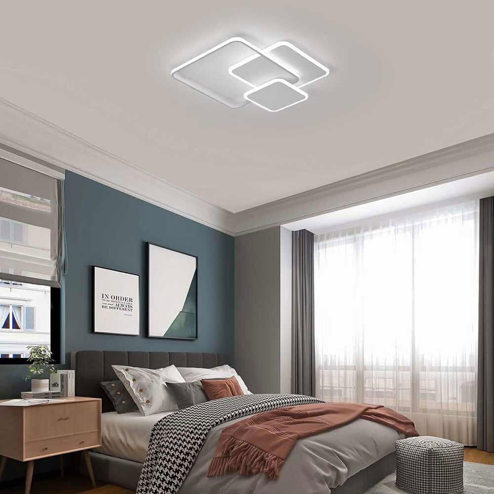 PLAFONIERA A 3 QUADRATI A LED A TRIPLA COLORAZIONE DI LUCE 48 W ULTRA MODERNO C31-3C in Plafoniere Trade Shop italia - Napoli, commercioVirtuoso.it