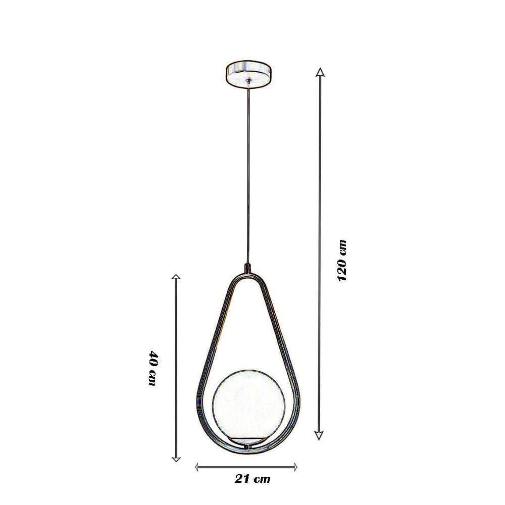 LAMPADARIO A SOSPENSIONE DESIGN A GOCCIA BRONZO METALLO CON SFERA LAMPADA ATTACCO G9 A27 in Lampade a sospensione Trade Shop italia - Napoli, commercioVirtuoso.it