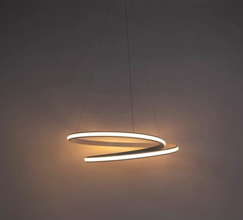LAMPADARIO LED A SOSPENSIONE INTRECCIATO 38W BIANCO CCT COLORE LUCE SELEZIONABILE B62-B3C in Lampade a sospensione Trade Shop italia - Napoli, commercioVirtuoso.it