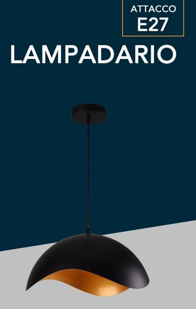 LAMPADARIO A SOSPENSIONE CONTEMPORANEO E27 LAMPADA PENDENTE CUCINA ISOLA SOGGIORNO A23 in Lampade a sospensione Trade Shop italia - Napoli, commercioVirtuoso.it