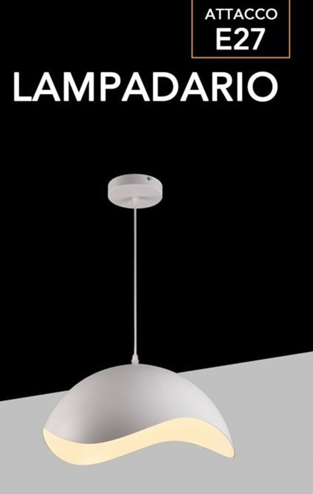 LAMPADARIO A SOSPENSIONE CONTEMPORANEO E27 LAMPADA PENDENTE CUCINA ISOLA SOGGIORNO A23 in Lampade a sospensione Trade Shop italia - Napoli, commercioVirtuoso.it